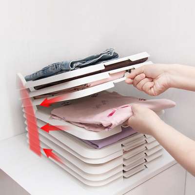 GIBBON ET-40BS06 T Shirt Closet Organizer Clothing Dividers, Stackable Shirt Receipt Board