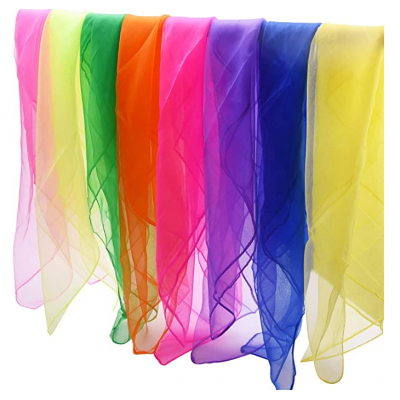 EASTOMMY High Quality Magic Performance juggling scarves, Magic Performance Square Juggling, Juggling Silk  Scarves