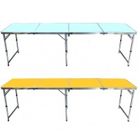 GIBBON PONG 8-Foot Beer Pong Table Outdoor Party Table Portable Foldable